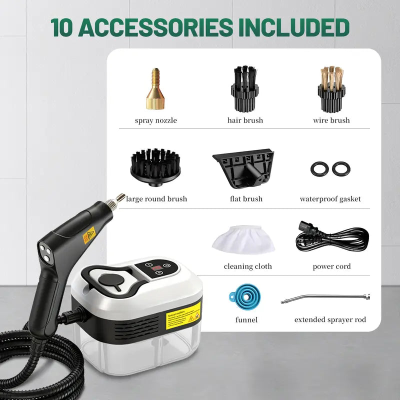 Powerful 2500W Handheld Steam Cleaner
