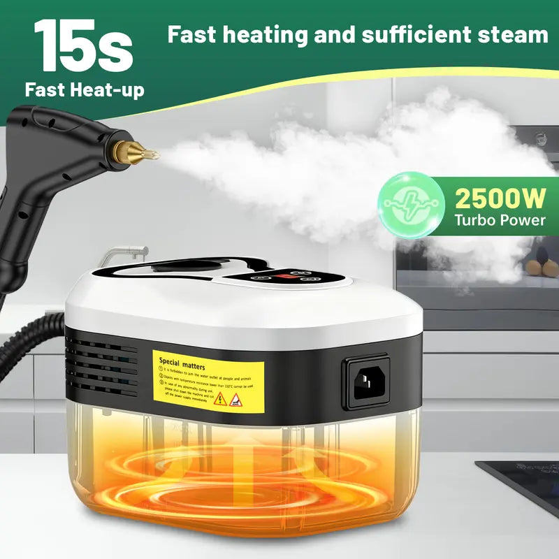 Powerful 2500W Handheld Steam Cleaner